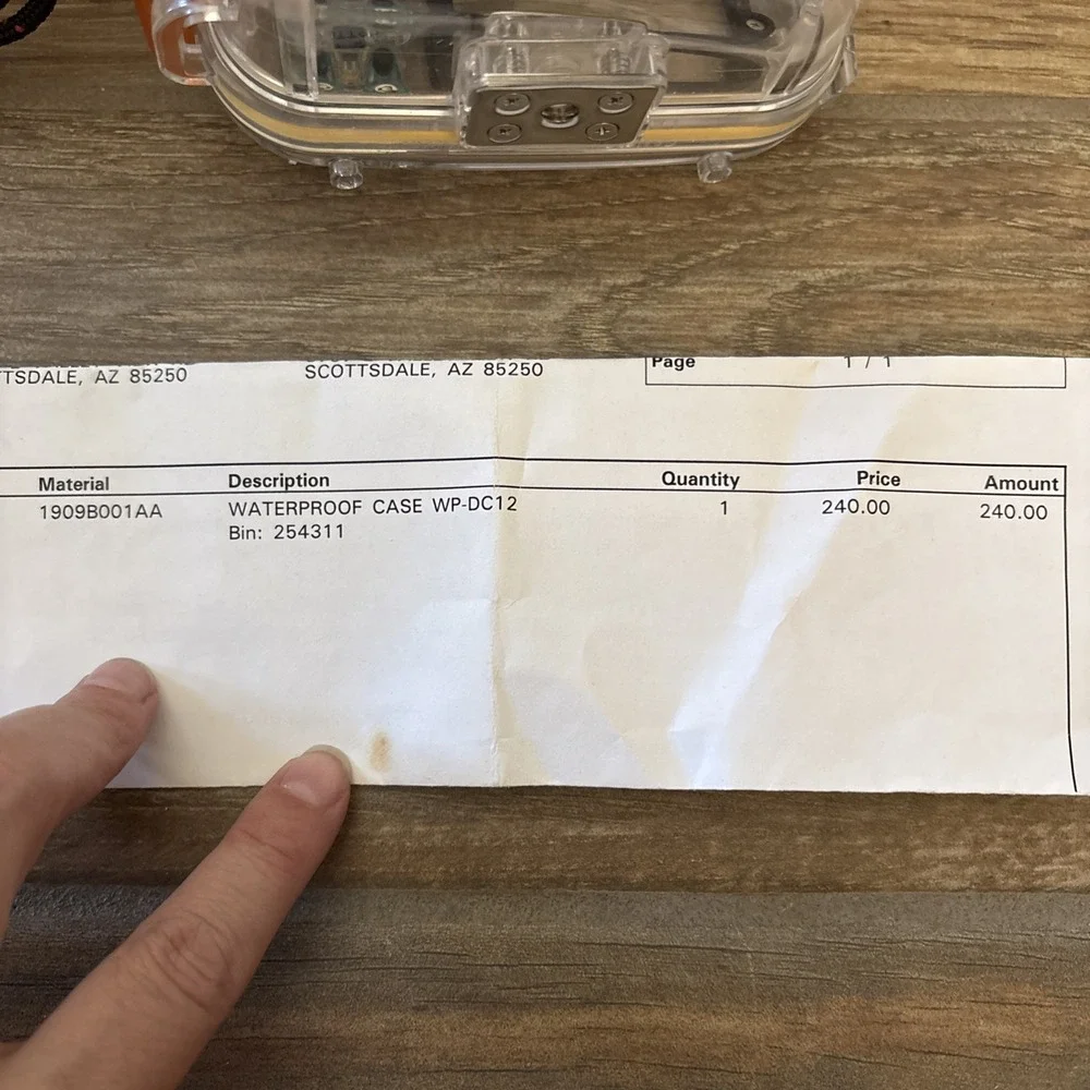 Canon WP-DC9‎ Waterproof Camera Case Used